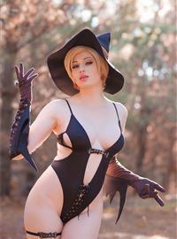 Cosplay big chest big size witch mercy (overbatch)(17)